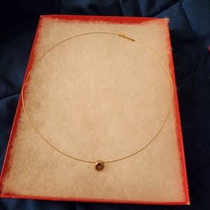 Gold-plated silver choker